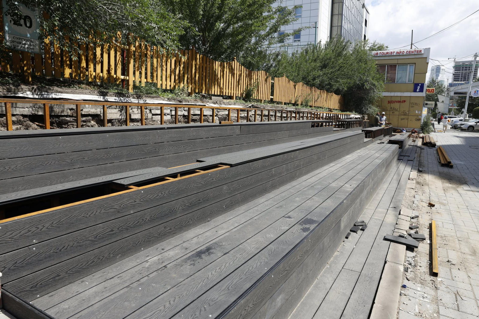 ТҮЦ чөлөөлсөн талбайд ногоон байгууламж барина