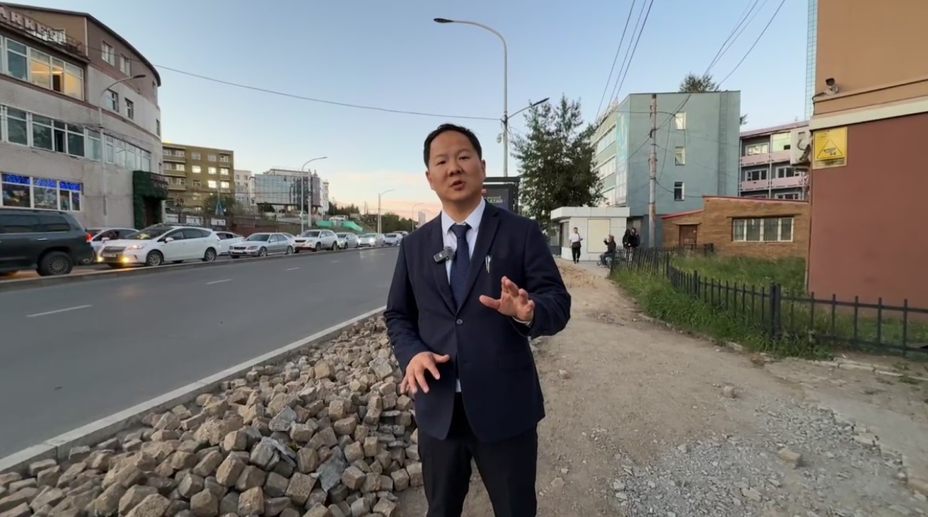 Т.Даваадалай: Тамын шоо гэгддэг замыг чулуугаар солино