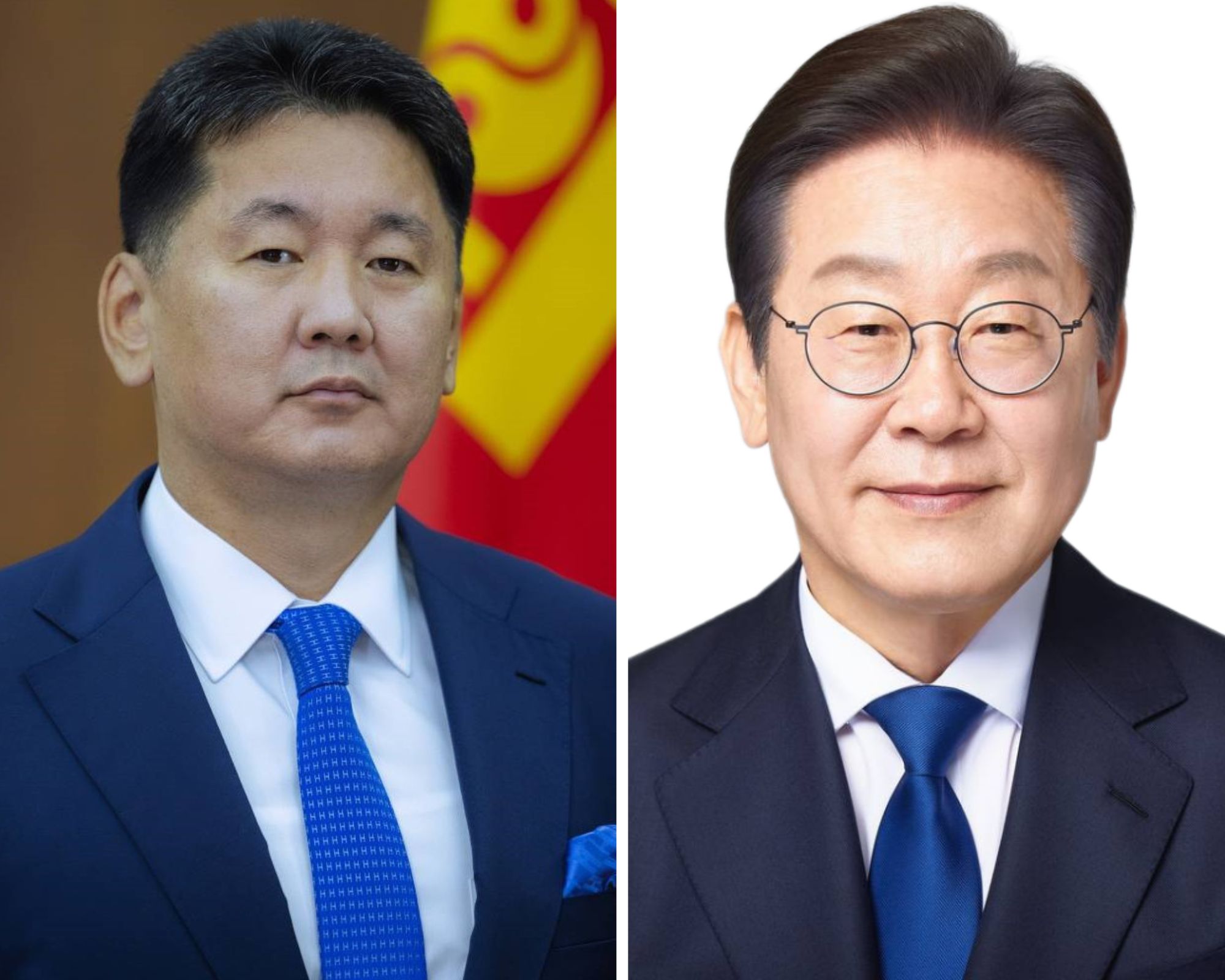 Монгол Улсын Ерөнхийлөгч У.Хүрэлсүх БНСУ-ын Ерөнхийлөгч И Жэ Мёнд баяр хүргэв