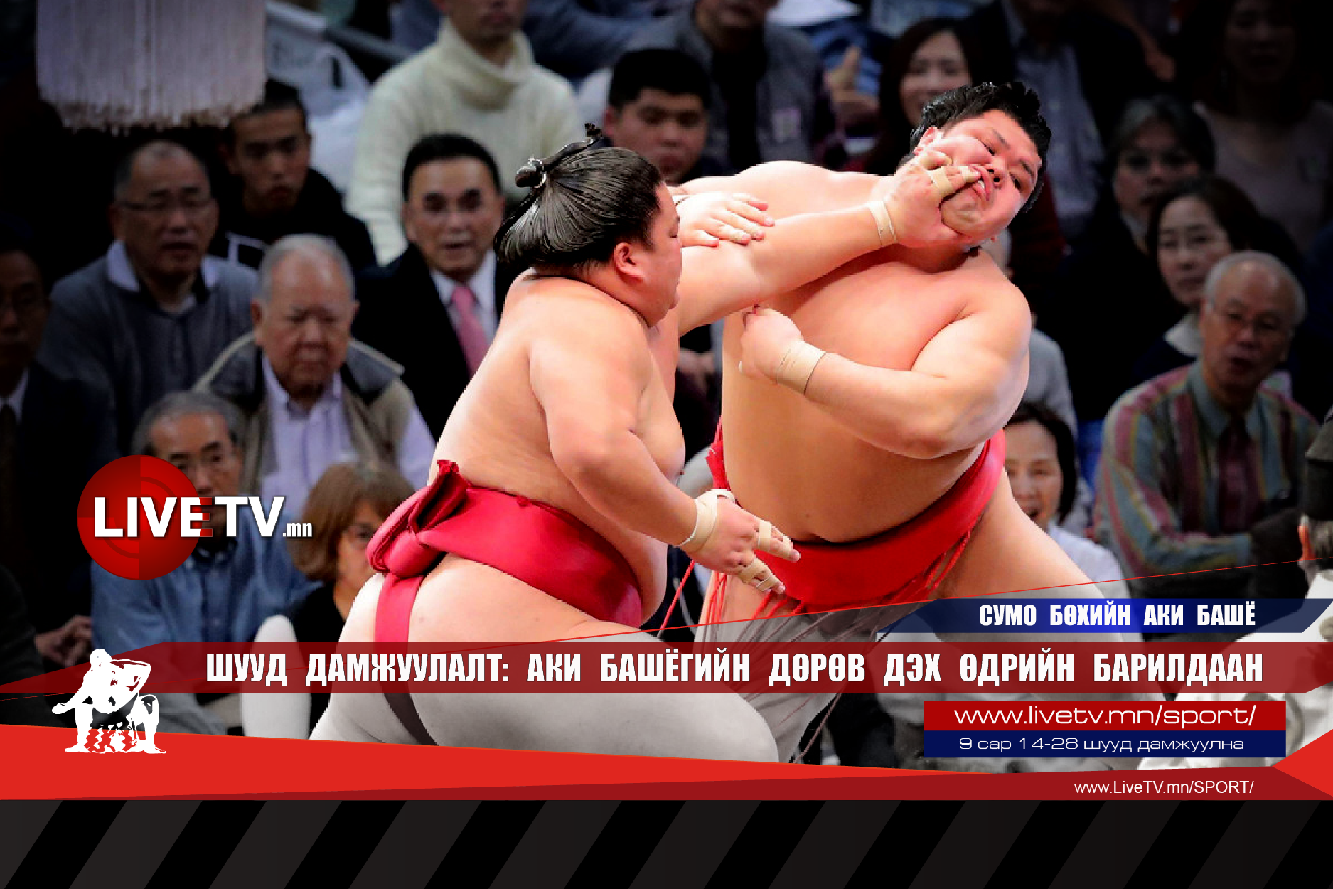 🔴 LIVE: Сумо бөхийн Аки башё /Дөрөв дэх өдөр/
