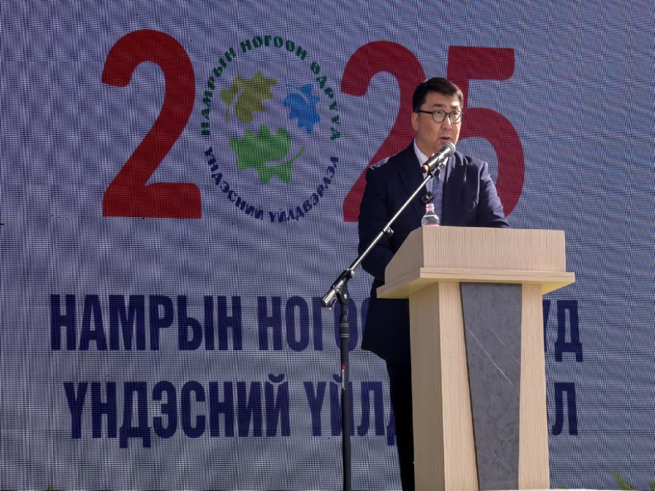 “Намрын ногоон өдрүүд-үндэсний үйлдвэрлэл 2025” үзэсгэлэн худалдааны нээлт болов