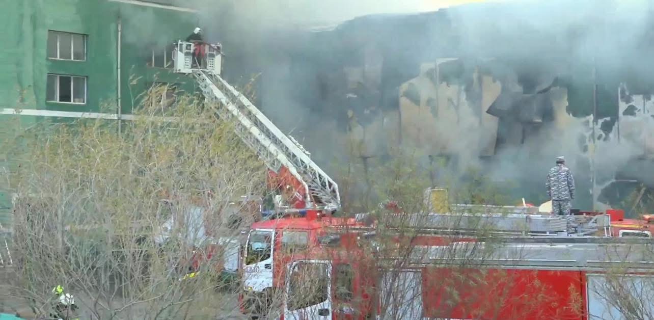 "Од групп"-ийн гурилын үйлдвэрт гал гарч байна