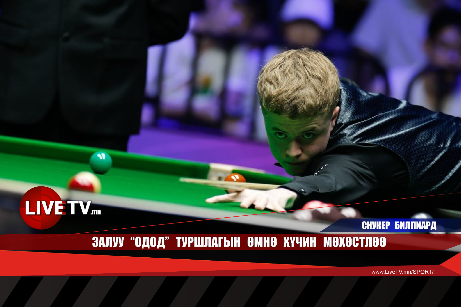 Залуу "одод" туршлагын өмнө хүчин мөхөстлөө