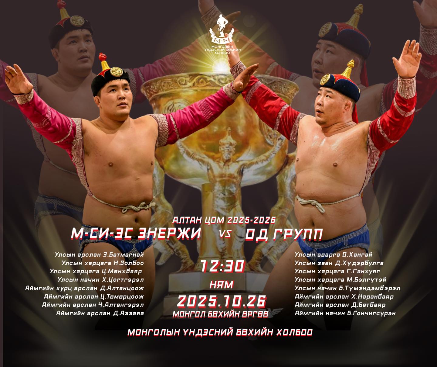 Шагналын сан 1.5 тэрбум “Алтан цом”-д оролцох найман баг тойргоор өрсөлдөж байна