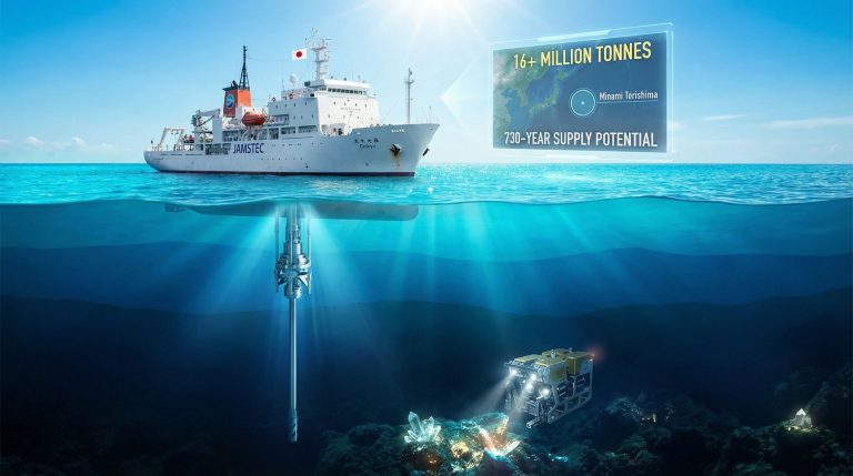 Япон улс далайн 6000 метрийн гүнээс газрын ховор элементийн дээж амжилттай авчээ