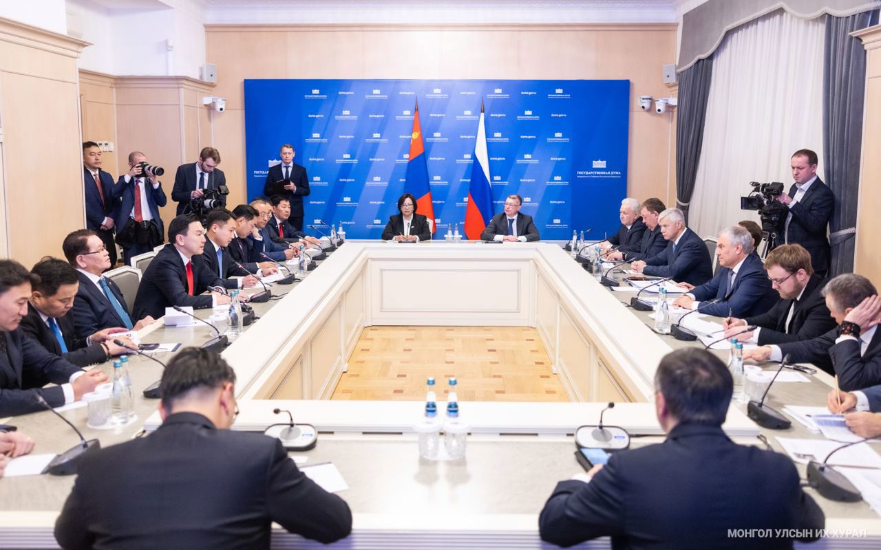 Улсын Их Хурлын дарга, ОХУ-ын Холбооны Хурлын Төрийн Думын дарга нар албан ёсны хэлэлцээ хийлээ