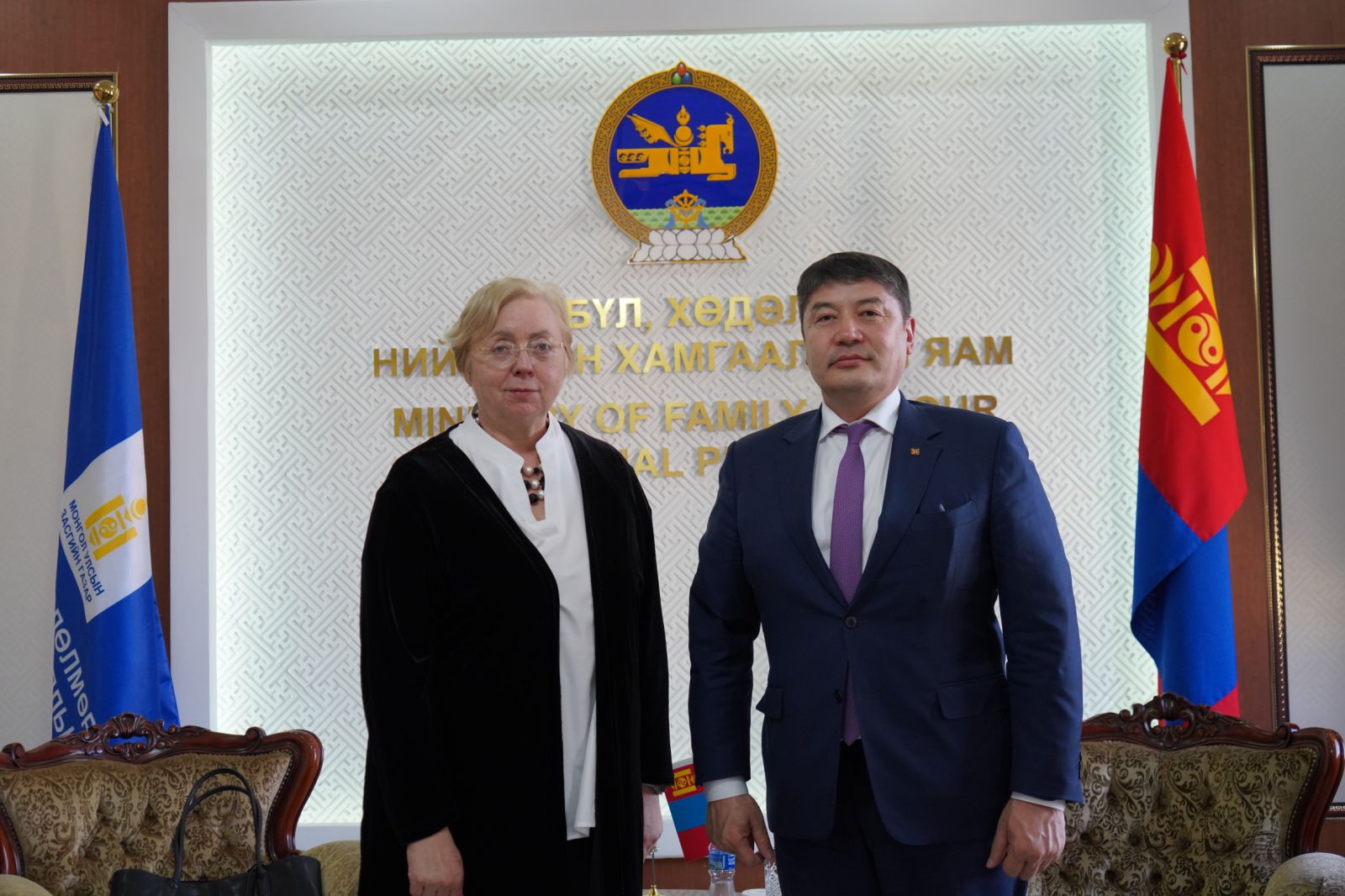 Т.Аубакир сайд Европын Холбооноос Монгол Улсад суугаа Элчин сайд Ина Марчюлёнитег хүлээн авч уулзлаа