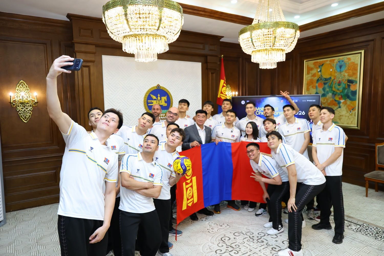 Монголын волейболын шинэ 100 жилийн өнгийг тодорхойлох түүхэн мөч айсуй