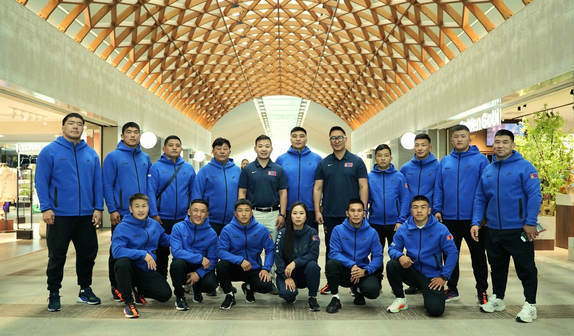 Монголын эрэгтэй баг, бүрэлдэхүүн